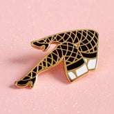 Fishnet Stockings Enamel Pin